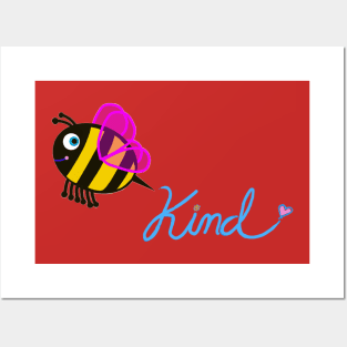 Bee kind Posters and Art